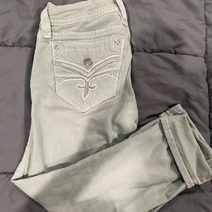 Rock Revival Crop Denim size 27